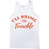 image:imageFunky Junque Tank Top for Women Summer Casual Bachelorette Party Bridal Funny Beach Vacation Bach Shirt CamiIll Bring the Trouble