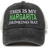 image:imageFunky Junque This is My Drinking Mesh Trucker Hat  Lightweight Cotton Cap with Sun Protection Golf Beach and Casual Casual Caps for WomenThis is My Drinking Hat  Margarita