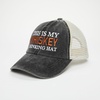 image:imageFunky Junque This is My Drinking Mesh Trucker Hat  Lightweight Cotton Cap with Sun Protection Golf Beach and Casual Casual Caps for WomenThis is My Drinking Hat  Whiskey