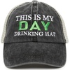 image:imageFunky Junque This is My Drinking Mesh Trucker Hat  Lightweight Cotton Cap with Sun Protection Golf Beach and Casual Casual Caps for WomenThis is My Drinking Hat  Day Drinking
