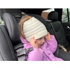 image:imageFunky Junque Toddler Girl Ponytail Beanie  Girls Winter Hat Messy Bun Pony Tail Beanies Ages 27 Warm Knit Cap Stretch Fit2 Pack  Ivory  RedPink 10