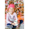 image:imageFunky Junque Toddler Girl Ponytail Beanie  Girls Winter Hat Messy Bun Pony Tail Beanies Ages 27 Warm Knit Cap Stretch Fit3 Pack  Black  Ivory  Indi Pink