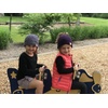 image:imageFunky Junque Toddler Girl Ponytail Beanie  Girls Winter Hat Messy Bun Pony Tail Beanies Ages 27 Warm Knit Cap Stretch Fit4 Tone Mix  a Hot Pink  Red  Baby Pink  Fuschia