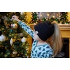 image:imageFunky Junque Toddler Girl Ponytail Beanie  Girls Winter Hat Messy Bun Pony Tail Beanies Ages 27 Warm Knit Cap Stretch FitBlack