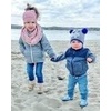 image:imageFunky Junque Toddler Girl Ponytail Beanie  Girls Winter Hat Messy Bun Pony Tail Beanies Ages 27 Warm Knit Cap Stretch FitIndi Pink