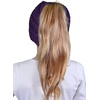 image:imageFunky Junque Toddler Girl Ponytail Beanie  Girls Winter Hat Messy Bun Pony Tail Beanies Ages 27 Warm Knit Cap Stretch FitPurple