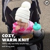 image:imageFunky Junque Toddler Pom Beanie  Kids Winter Hat for Ages 14 Baby Boy amp Girl Knit Beanies Warm Cozy Knit Snow Hats2 Pack  Ivory  Pale Pink