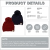 image:imageFunky Junque Toddler Pom Beanie  Kids Winter Hat for Ages 14 Baby Boy amp Girl Knit Beanies Warm Cozy Knit Snow Hats2 Pack  Navy  Red