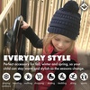 image:imageFunky Junque Toddler Pom Beanie  Kids Winter Hat for Ages 14 Baby Boy amp Girl Knit Beanies Warm Cozy Knit Snow Hats2 Pack  Navy  Red