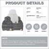 image:imageFunky Junque Toddler Pom Beanie  Kids Winter Hat for Ages 14 Baby Boy amp Girl Knit Beanies Warm Cozy Knit Snow Hats3 Pack  Grey  Ivory  31