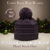 image:imageFunky Junque Toddler Pom Beanie  Kids Winter Hat for Ages 14 Baby Boy amp Girl Knit Beanies Warm Cozy Knit Snow Hats4 Tone Mix  Black  Purple  Orange  Teal