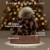 image:imageFunky Junque Toddler Pom Beanie  Kids Winter Hat for Ages 14 Baby Boy amp Girl Knit Beanies Warm Cozy Knit Snow HatsAllover Leopard  Latte