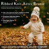 image:imageFunky Junque Toddler Pom Beanie  Kids Winter Hat for Ages 14 Baby Boy amp Girl Knit Beanies Warm Cozy Knit Snow HatsAztec  Beige