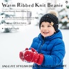 image:imageFunky Junque Toddler Pom Beanie  Kids Winter Hat for Ages 14 Baby Boy amp Girl Knit Beanies Warm Cozy Knit Snow HatsBlack  Faux Fur Pom