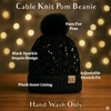 image:imageFunky Junque Toddler Pom Beanie  Kids Winter Hat for Ages 14 Baby Boy amp Girl Knit Beanies Warm Cozy Knit Snow HatsBlack  Sequin W Faux Fur Pom