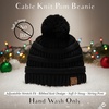 image:imageFunky Junque Toddler Pom Beanie  Kids Winter Hat for Ages 14 Baby Boy amp Girl Knit Beanies Warm Cozy Knit Snow HatsBlack