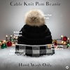 image:imageFunky Junque Toddler Pom Beanie  Kids Winter Hat for Ages 14 Baby Boy amp Girl Knit Beanies Warm Cozy Knit Snow HatsBuffalo Check  BlackWhite