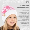 image:imageFunky Junque Toddler Pom Beanie  Kids Winter Hat for Ages 14 Baby Boy amp Girl Knit Beanies Warm Cozy Knit Snow HatsCandy Pink  Daisy W Faux Fur Pom