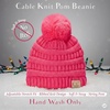 image:imageFunky Junque Toddler Pom Beanie  Kids Winter Hat for Ages 14 Baby Boy amp Girl Knit Beanies Warm Cozy Knit Snow HatsCandy Pink