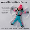 image:imageFunky Junque Toddler Pom Beanie  Kids Winter Hat for Ages 14 Baby Boy amp Girl Knit Beanies Warm Cozy Knit Snow HatsCandy Pink