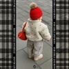 image:imageFunky Junque Toddler Pom Beanie  Kids Winter Hat for Ages 14 Baby Boy amp Girl Knit Beanies Warm Cozy Knit Snow HatsDiagonal Stripes Faux Fur Pom WPatch Red