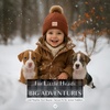 image:imageFunky Junque Toddler Pom Beanie  Kids Winter Hat for Ages 14 Baby Boy amp Girl Knit Beanies Warm Cozy Knit Snow HatsDiagonal Stripes Faux Fur Pom WPatch Brick
