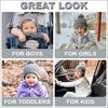 image:imageFunky Junque Toddler Pom Beanie  Kids Winter Hat for Ages 14 Baby Boy amp Girl Knit Beanies Warm Cozy Knit Snow HatsGrey  Faux Fur Pom