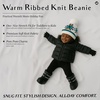 image:imageFunky Junque Toddler Pom Beanie  Kids Winter Hat for Ages 14 Baby Boy amp Girl Knit Beanies Warm Cozy Knit Snow HatsIvory  Southwest Pattern W Faux Fur Pom