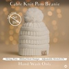 image:imageFunky Junque Toddler Pom Beanie  Kids Winter Hat for Ages 14 Baby Boy amp Girl Knit Beanies Warm Cozy Knit Snow HatsIvory