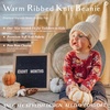 image:imageFunky Junque Toddler Pom Beanie  Kids Winter Hat for Ages 14 Baby Boy amp Girl Knit Beanies Warm Cozy Knit Snow HatsIvory