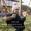 image:imageFunky Junque Toddler Pom Beanie  Kids Winter Hat for Ages 14 Baby Boy amp Girl Knit Beanies Warm Cozy Knit Snow HatsLight Pink  Ear Flap W Faux Fur Pom