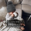 image:imageFunky Junque Toddler Pom Beanie  Kids Winter Hat for Ages 14 Baby Boy amp Girl Knit Beanies Warm Cozy Knit Snow HatsMelange Grey