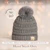image:imageFunky Junque Toddler Pom Beanie  Kids Winter Hat for Ages 14 Baby Boy amp Girl Knit Beanies Warm Cozy Knit Snow HatsMelange Grey