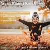 image:imageFunky Junque Toddler Pom Beanie  Kids Winter Hat for Ages 14 Baby Boy amp Girl Knit Beanies Warm Cozy Knit Snow HatsMulti Color Stripes  Black