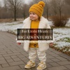 image:imageFunky Junque Toddler Pom Beanie  Kids Winter Hat for Ages 14 Baby Boy amp Girl Knit Beanies Warm Cozy Knit Snow HatsMustard