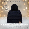 image:imageFunky Junque Toddler Pom Beanie  Kids Winter Hat for Ages 14 Baby Boy amp Girl Knit Beanies Warm Cozy Knit Snow HatsNavy Blue