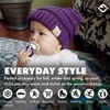 image:imageFunky Junque Toddler Pom Beanie  Kids Winter Hat for Ages 14 Baby Boy amp Girl Knit Beanies Warm Cozy Knit Snow HatsPurple