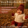 image:imageFunky Junque Toddler Pom Beanie  Kids Winter Hat for Ages 14 Baby Boy amp Girl Knit Beanies Warm Cozy Knit Snow HatsRust