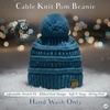 image:imageFunky Junque Toddler Pom Beanie  Kids Winter Hat for Ages 14 Baby Boy amp Girl Knit Beanies Warm Cozy Knit Snow HatsTeal