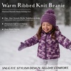 image:imageFunky Junque Toddler Pom Beanie  Kids Winter Hat for Ages 14 Baby Boy amp Girl Knit Beanies Warm Cozy Knit Snow HatsViolet