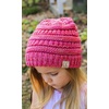 image:imageFunky Junque Toddler Winter Hat Ages 14 Soft Knit Beanie for Boys amp Girls Cozy Warm Kids Beanies for Cold Weather4 Tone Mix  a Hot Pink  Red  Baby Pink  Fuschia