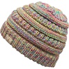 image:imageFunky Junque Toddler Winter Hat Ages 14 Soft Knit Beanie for Boys amp Girls Cozy Warm Kids Beanies for Cold Weather4 Tone Variegated Mix Yellow  Hot Pink turquoise  Pink