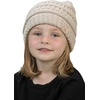 image:imageFunky Junque Toddler Winter Hat Ages 14 Soft Knit Beanie for Boys amp Girls Cozy Warm Kids Beanies for Cold WeatherBeige