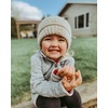 image:imageFunky Junque Toddler Winter Hat Ages 14 Soft Knit Beanie for Boys amp Girls Cozy Warm Kids Beanies for Cold WeatherBeige