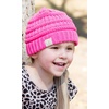 image:imageFunky Junque Toddler Winter Hat Ages 14 Soft Knit Beanie for Boys amp Girls Cozy Warm Kids Beanies for Cold WeatherCandy Pink