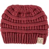 image:imageFunky Junque Toddler Winter Hat Ages 14 Soft Knit Beanie for Boys amp Girls Cozy Warm Kids Beanies for Cold WeatherDark Rose