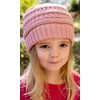image:imageFunky Junque Toddler Winter Hat Ages 14 Soft Knit Beanie for Boys amp Girls Cozy Warm Kids Beanies for Cold WeatherIndi Pink