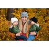 image:imageFunky Junque Toddler Winter Hat Ages 14 Soft Knit Beanie for Boys amp Girls Cozy Warm Kids Beanies for Cold WeatherJet Black