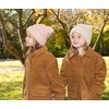 image:imageFunky Junque Toddler Winter Hats for Kids Ages 29 Chunky Cable Knit Slouchy Beanie Warm Ski Cap for Boys and GirlsBeige