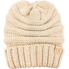 image:imageFunky Junque Toddler Winter Hats for Kids Ages 29 Chunky Cable Knit Slouchy Beanie Warm Ski Cap for Boys and GirlsBeige
